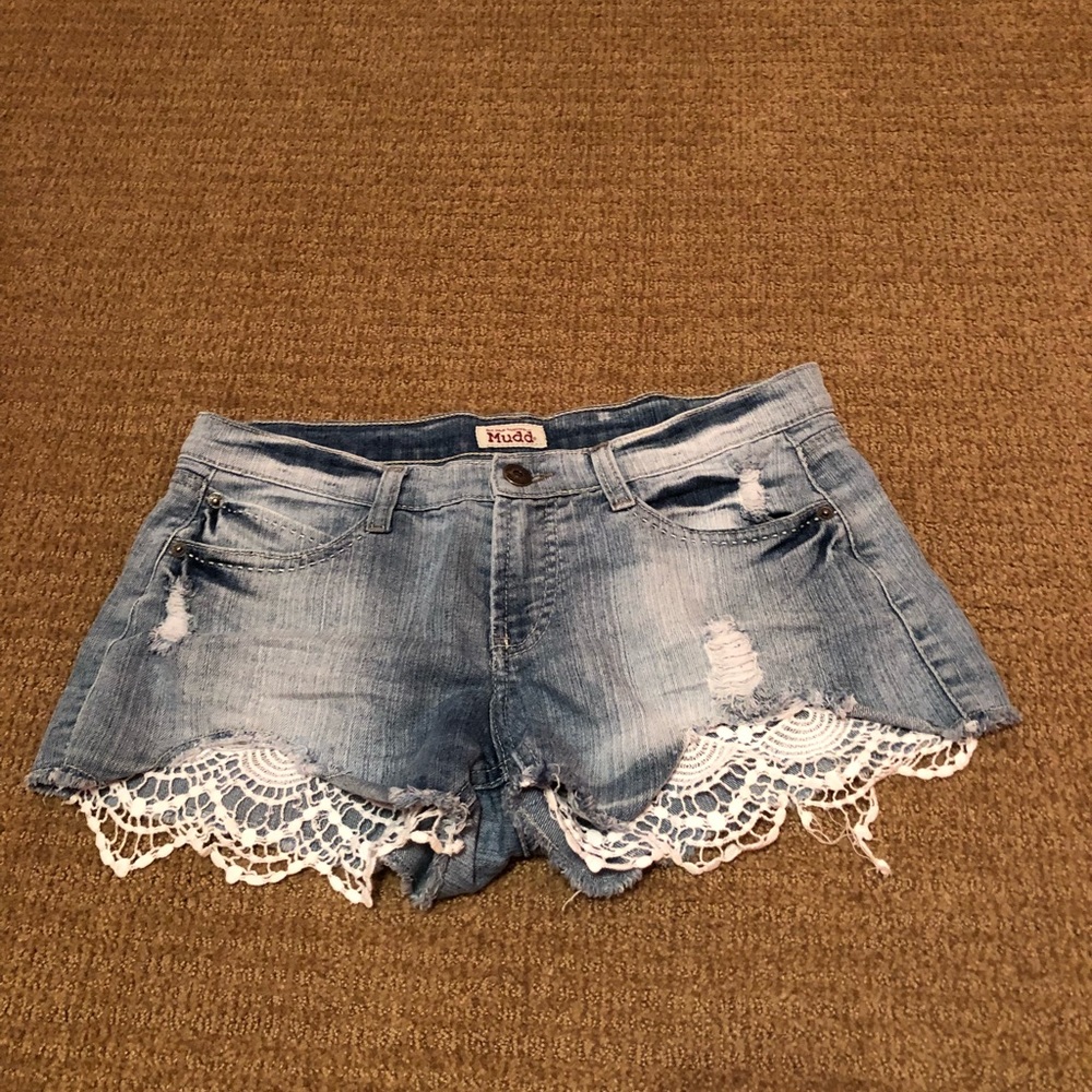 Light wash Jean shorts